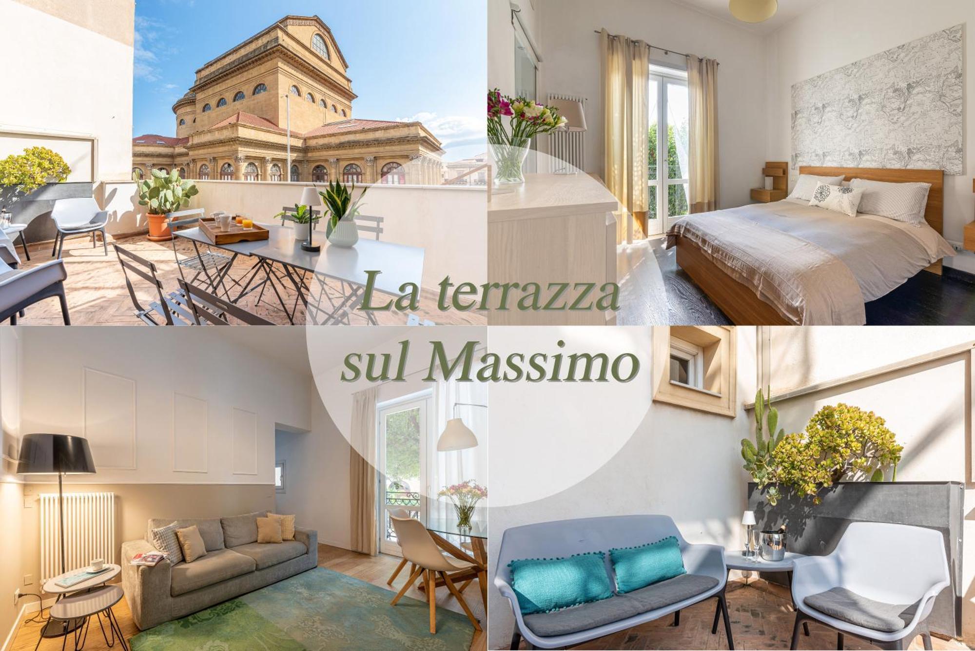 La Terrazza Sul Massimo Lejlighed Palermo Eksteriør billede